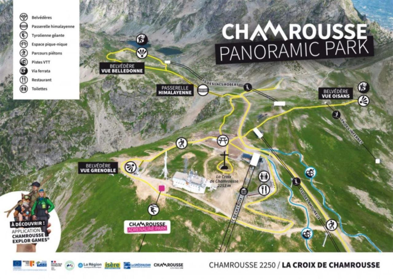 Vaulnaveys-le-Haut Le T2 Douillet D'Uriage - Residence Le Louvre - Cure Thermale Uriage- Proche Chamrousse - Jusqu'A 3 Personnes - Region Agreable En Toute Saison מראה חיצוני תמונה
