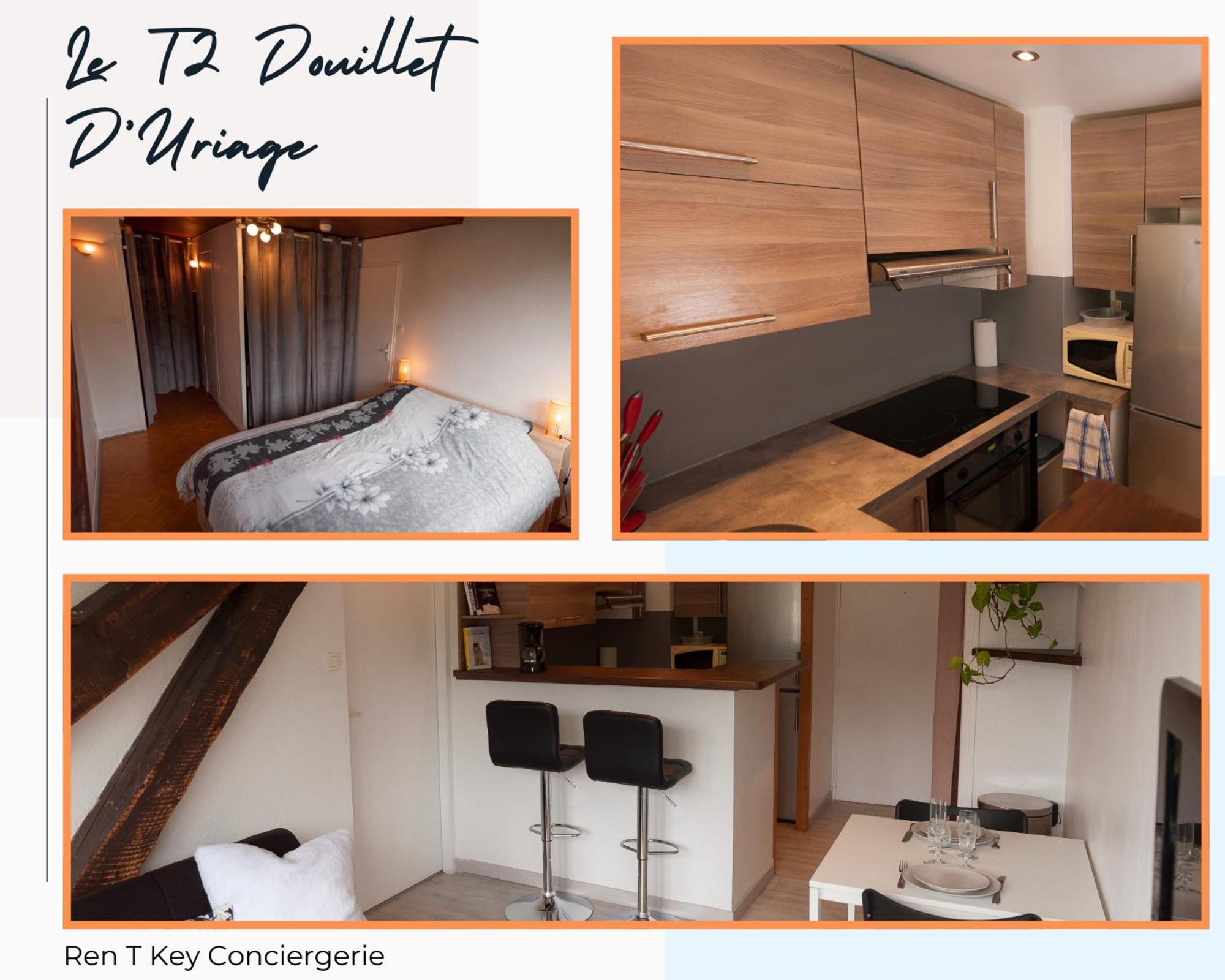 Vaulnaveys-le-Haut Le T2 Douillet D'Uriage - Residence Le Louvre - Cure Thermale Uriage- Proche Chamrousse - Jusqu'A 3 Personnes - Region Agreable En Toute Saison מראה חיצוני תמונה